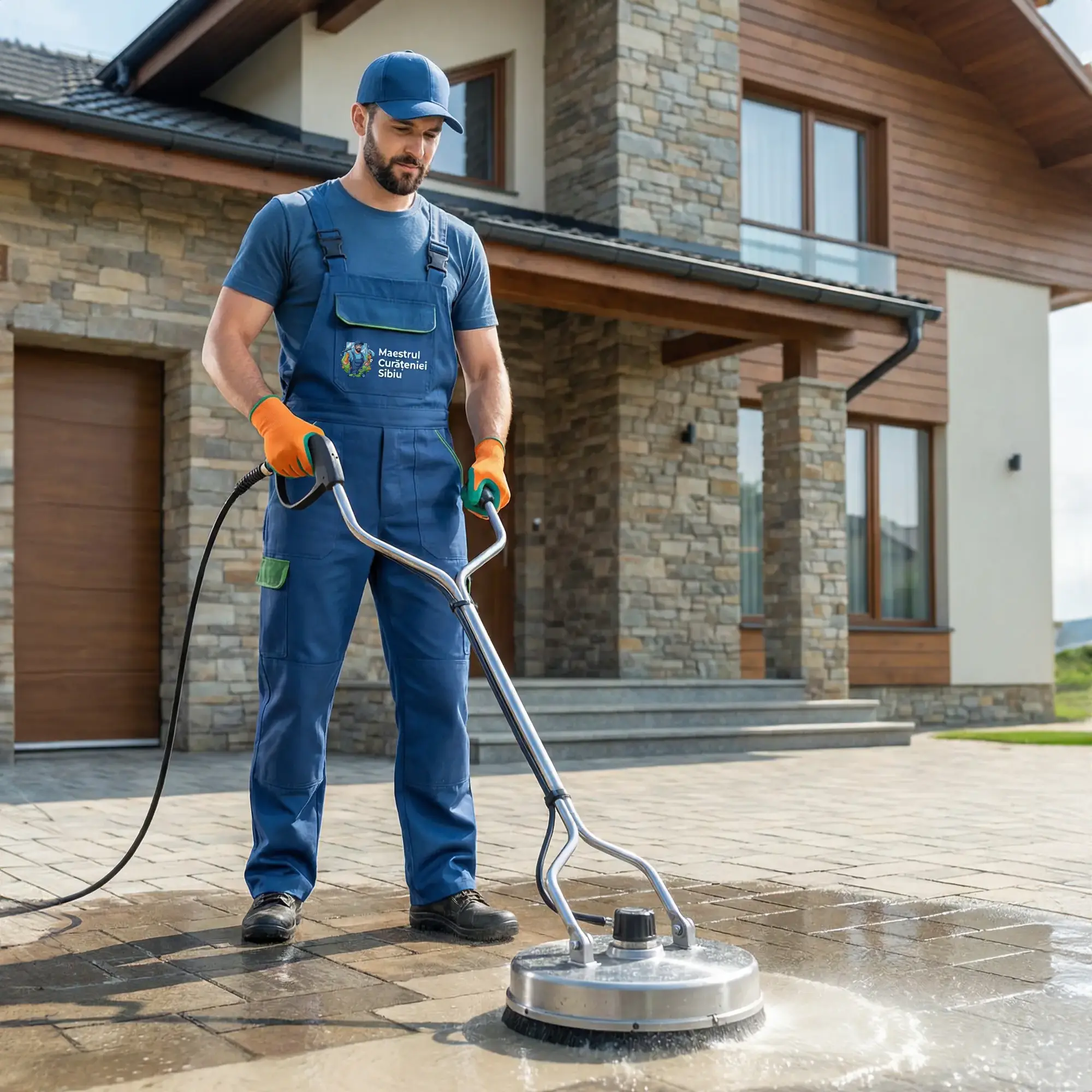 Curățare Pavaje Cu Jet De Presiune