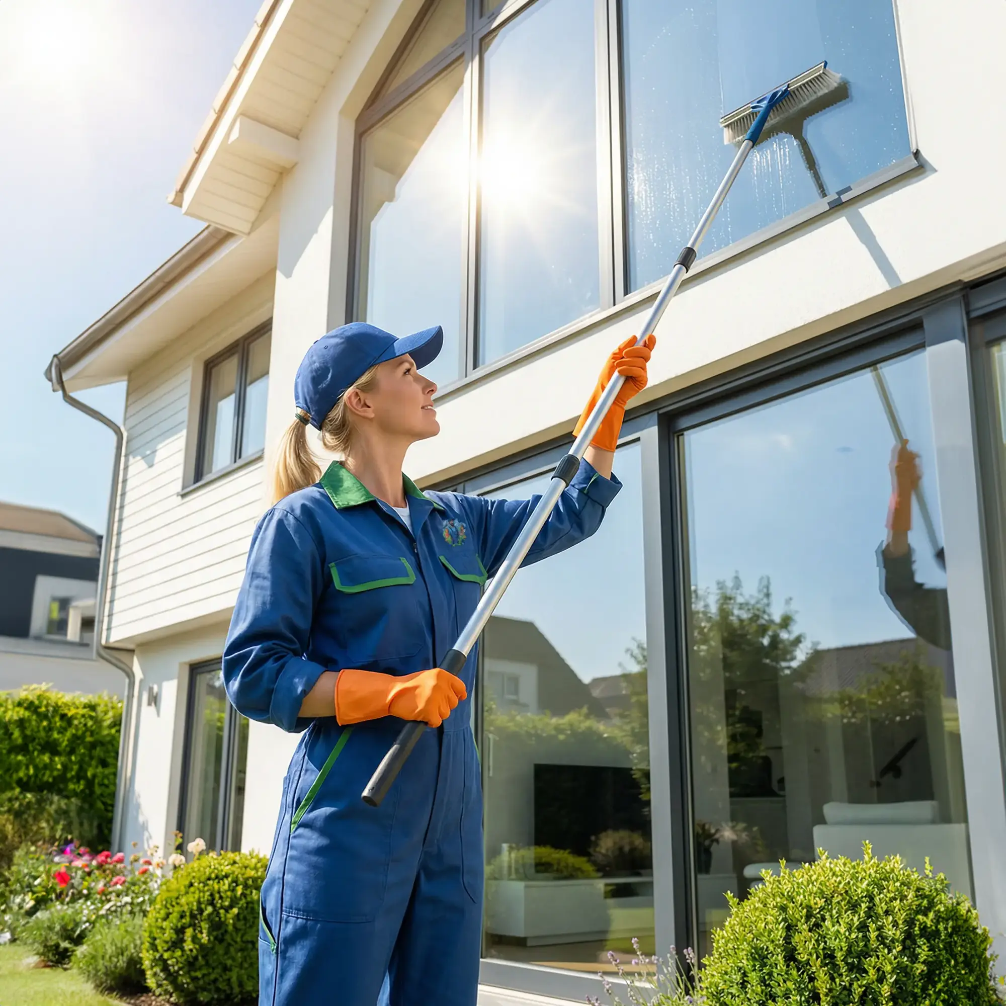 Spălare Geamuri La Înălțime Și La Sol